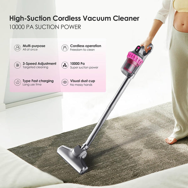 FlexiStäd Trådlös Lätt Stickdammsugare